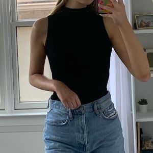 Princess Polly ribbed mockneck top